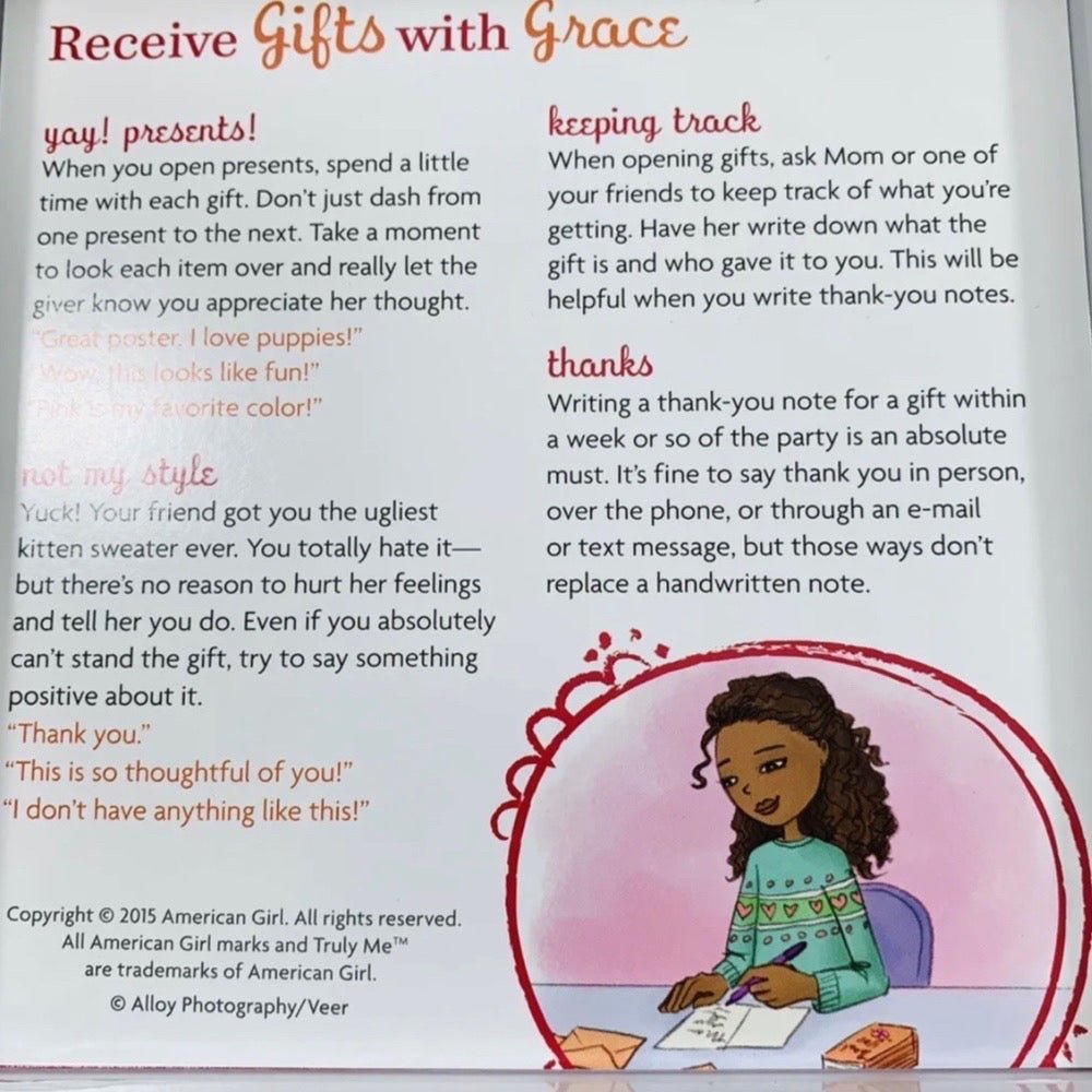 american girl activity spinner card activity game - 1