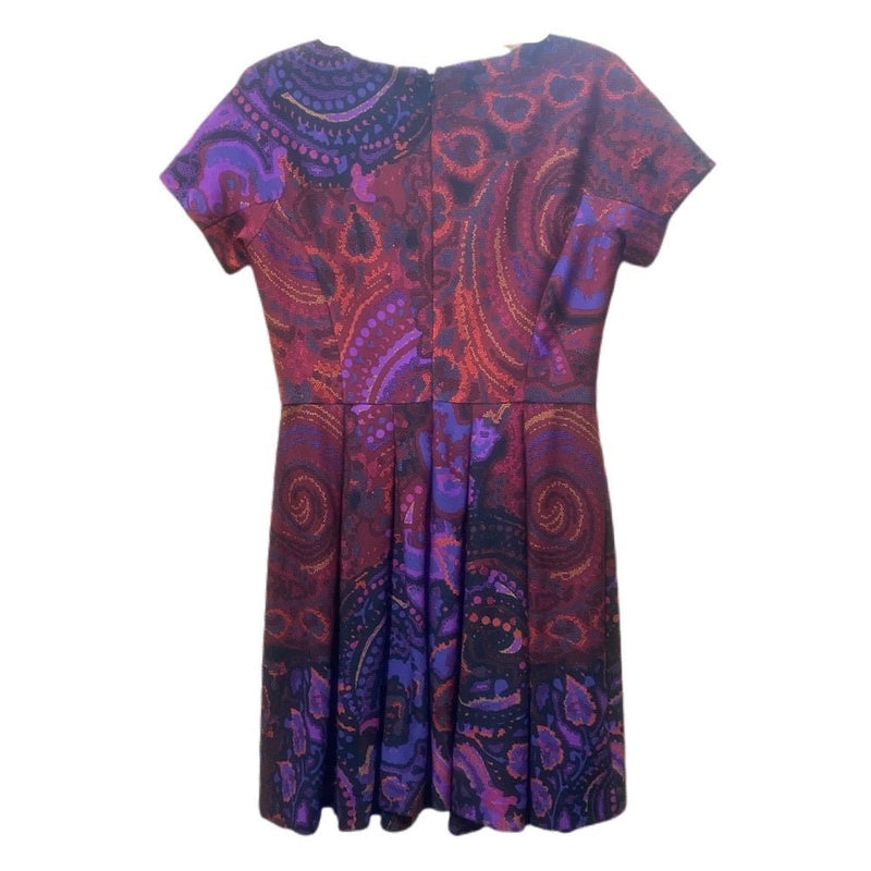 Donna Morgan short sleeve print casual fit & flare dress SIZE 6 | Finer Things Resale