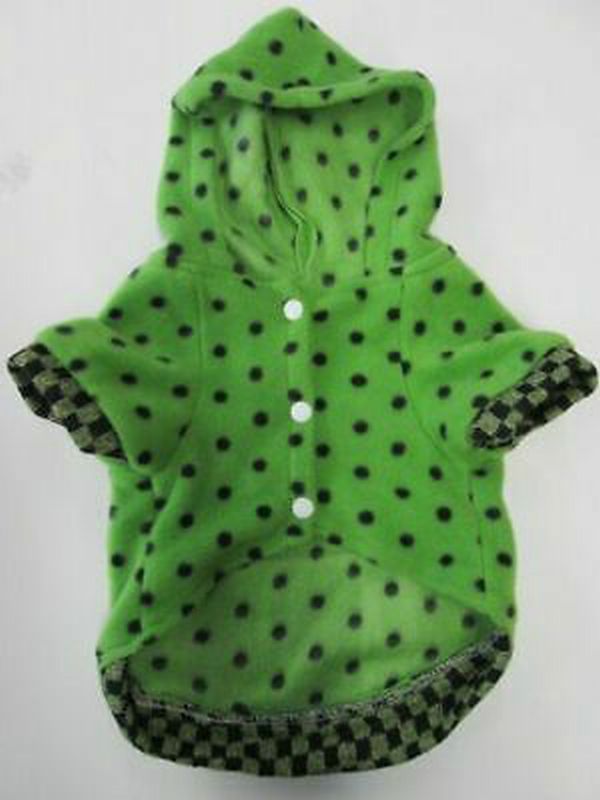 Paws & Claws print fleece hoodie shirt jacket SIZE SMALL | Finer Things Resale