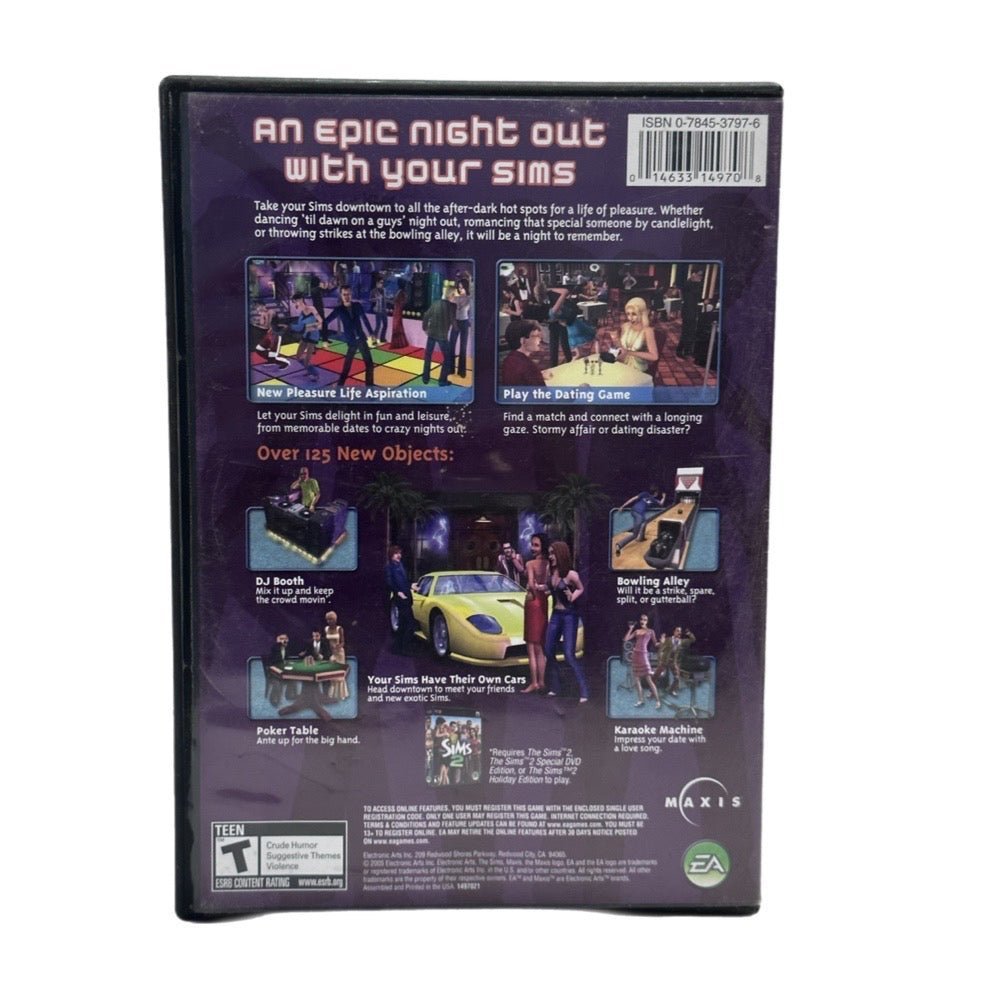 The Sims 2 Nightlife Expansion Pack PC game Rate T 2006 | Finer Things Resale