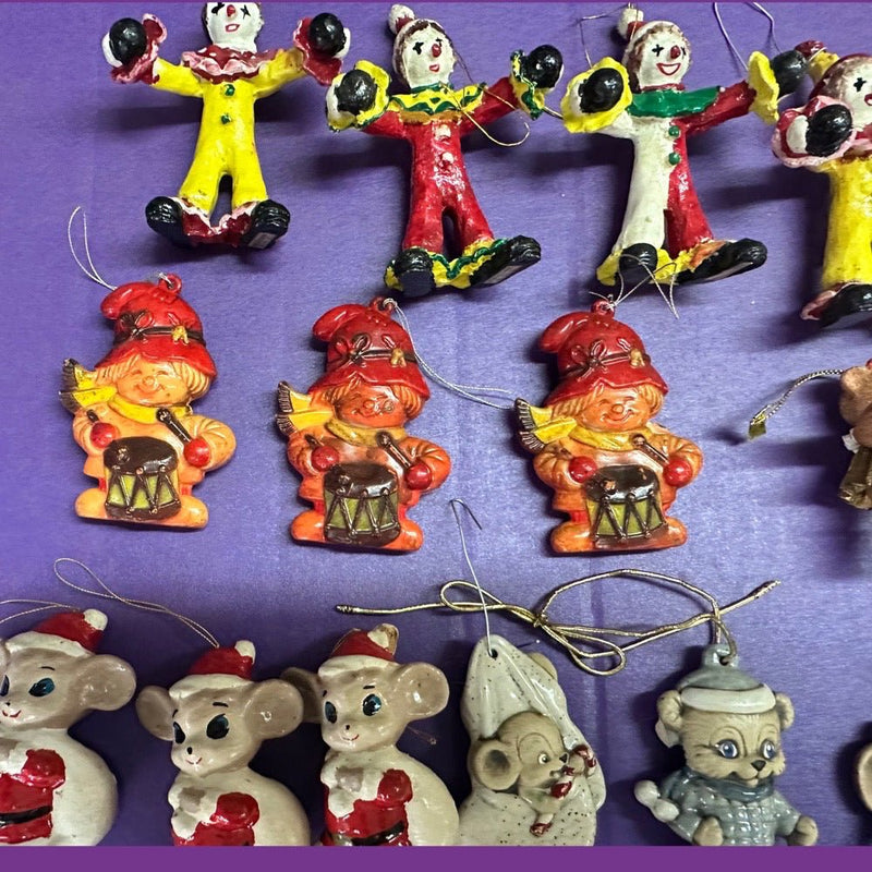 Vintage Christmas Ornament Lot of 33 1980-1990's | Finer Things Resale