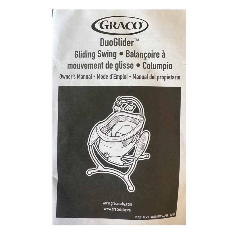 Graco DuoGlider Swing Set & Rocker REPLACEMENT tube cover | Finer Things Resale