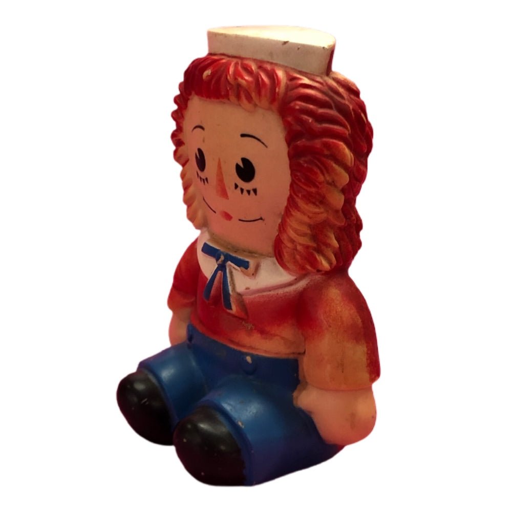 Bob Merrill Co 1970 Raggedy Andy bank with stopper - 2