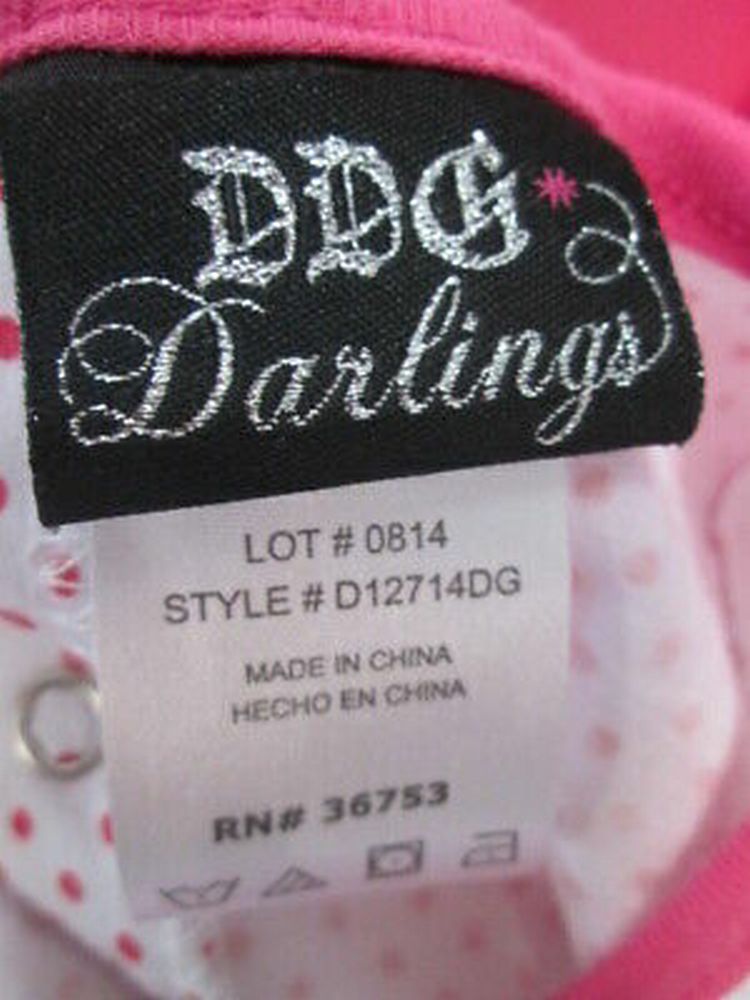 DDG Darlings 2pc short sleeve print pant set SIZE 12 MONTHS | Finer Things Resale