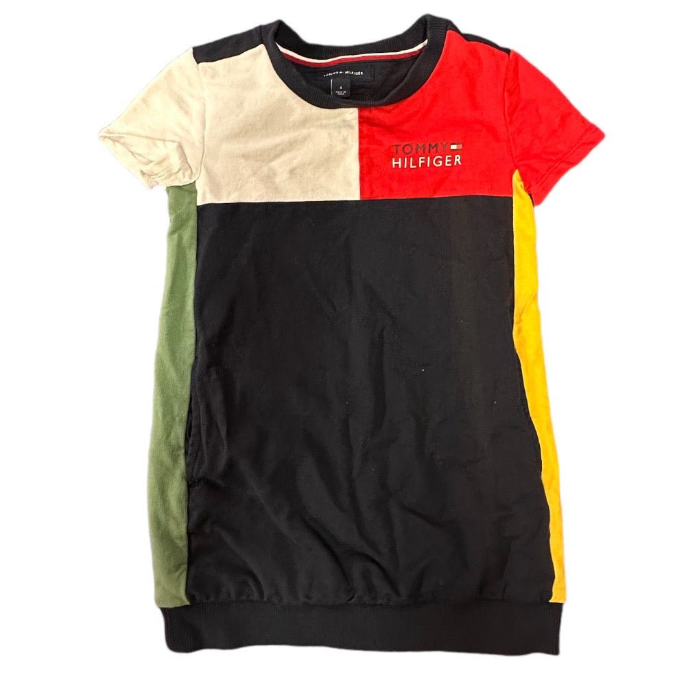 Tommy Hilfiger short sleeve patchwork dress Tommy Hilfiger short sleeve patchwork dress