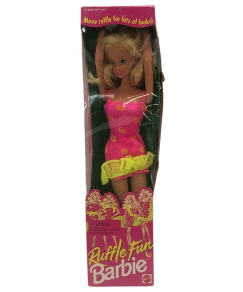 1994 Mattel Ruffle Fun Barbie with box | Finer Things Resale