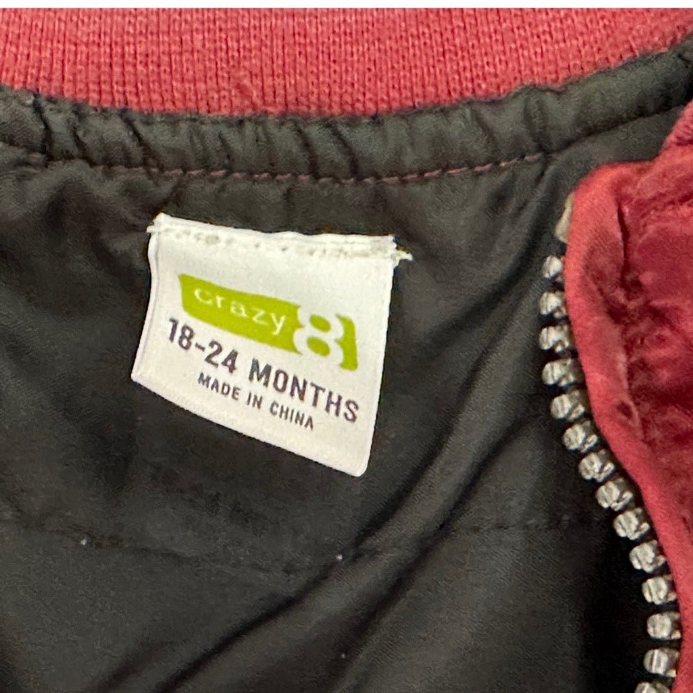 Crazy 8 Wild Cats SK8 JPN Varsity Jacket SIZE 18-24 MONTHS | Finer Things Resale