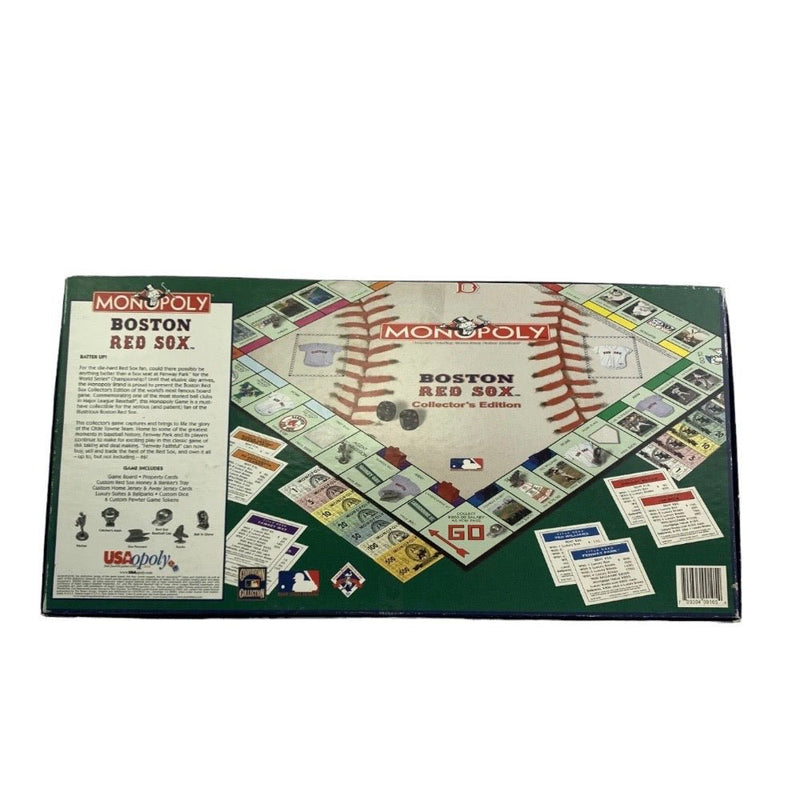 USAopoly Monopoly Board Game Boston Red Sox Collector's Edition 2000 NEW! USA | Finer Things Resale