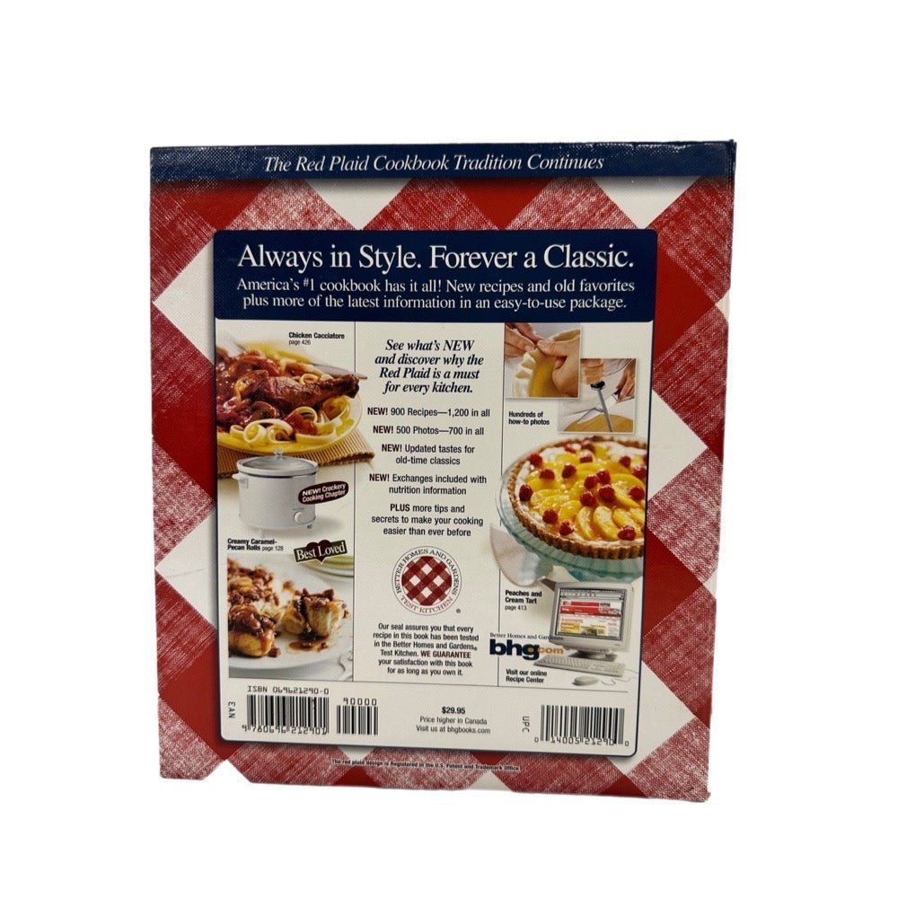 Better Homes & Gardens Cookbook 12 Edition Hardback 5 ring binder 2002 | Finer Things Resale