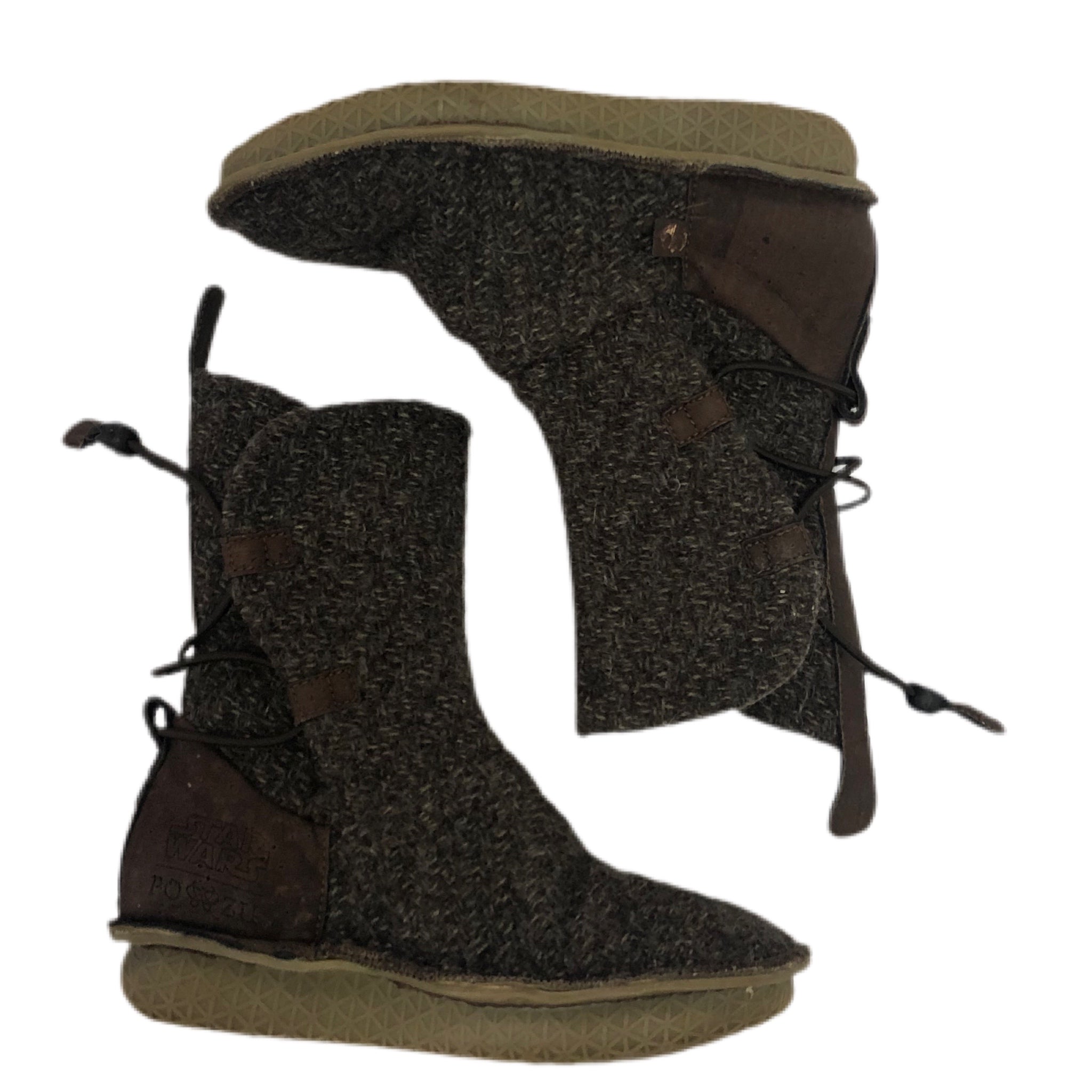 Po-Zu Star Wars Rey Wool Desert Boots SIZE 1 EU 32 HTF! | Finer Things Resale