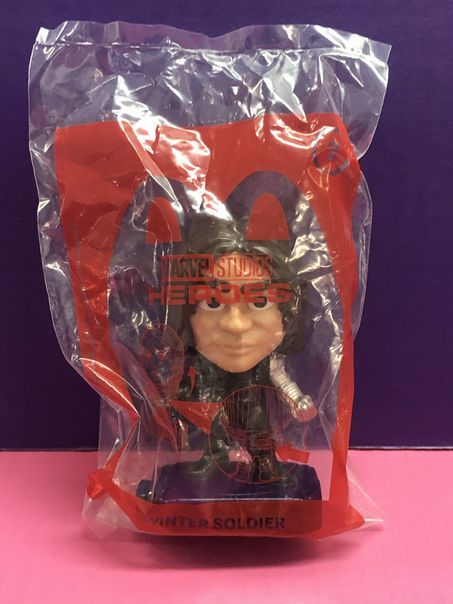McDonalds Happy Meal Marvel Studios Heroes Avengers Winter Soldier figure NIP | Finer Things Resale