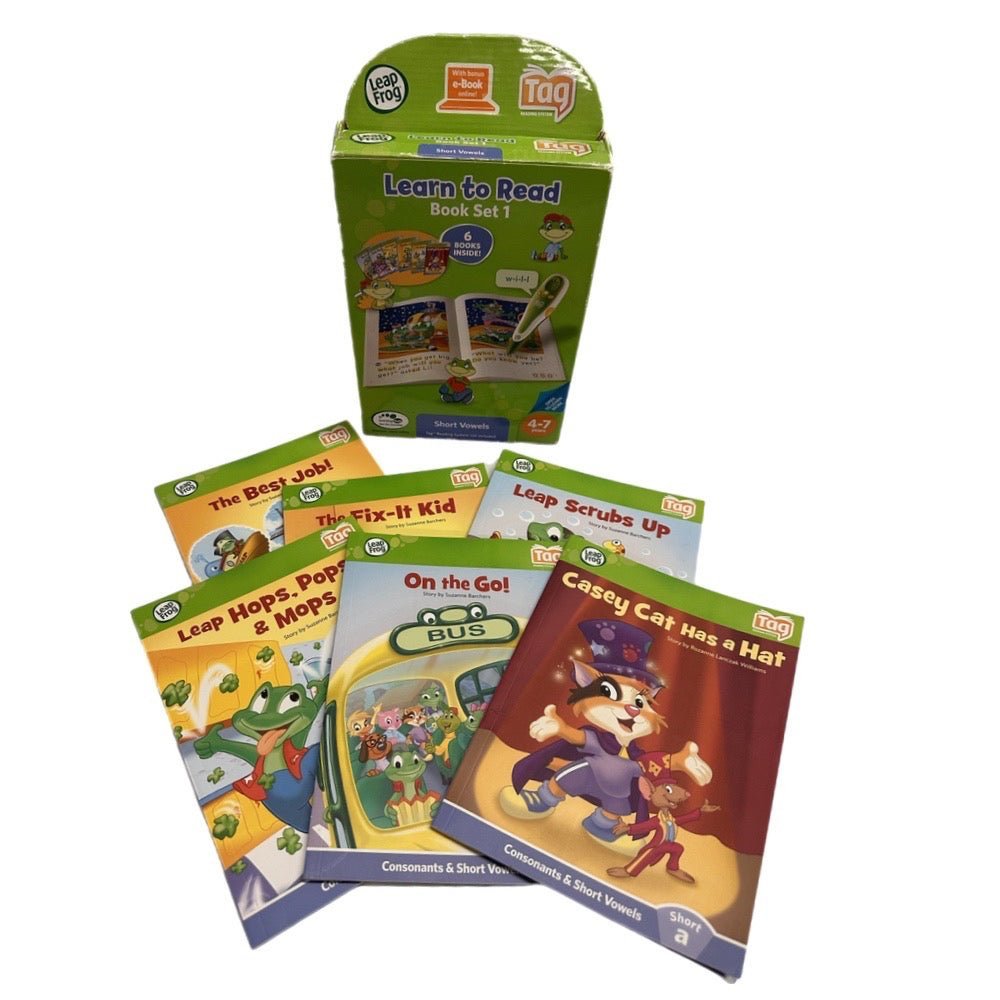 LeapFrog Leap Reader Tag Learn to Read Book Set 1 Complete set of 6 books | Finer Things Resale