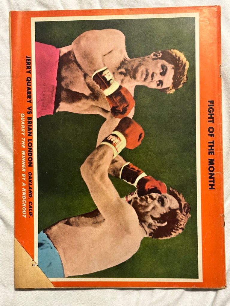 Boxing Illustrated Magazine Rocky Marciano Souvenir Issue December 1969 VINTAGE | Finer Things Resale