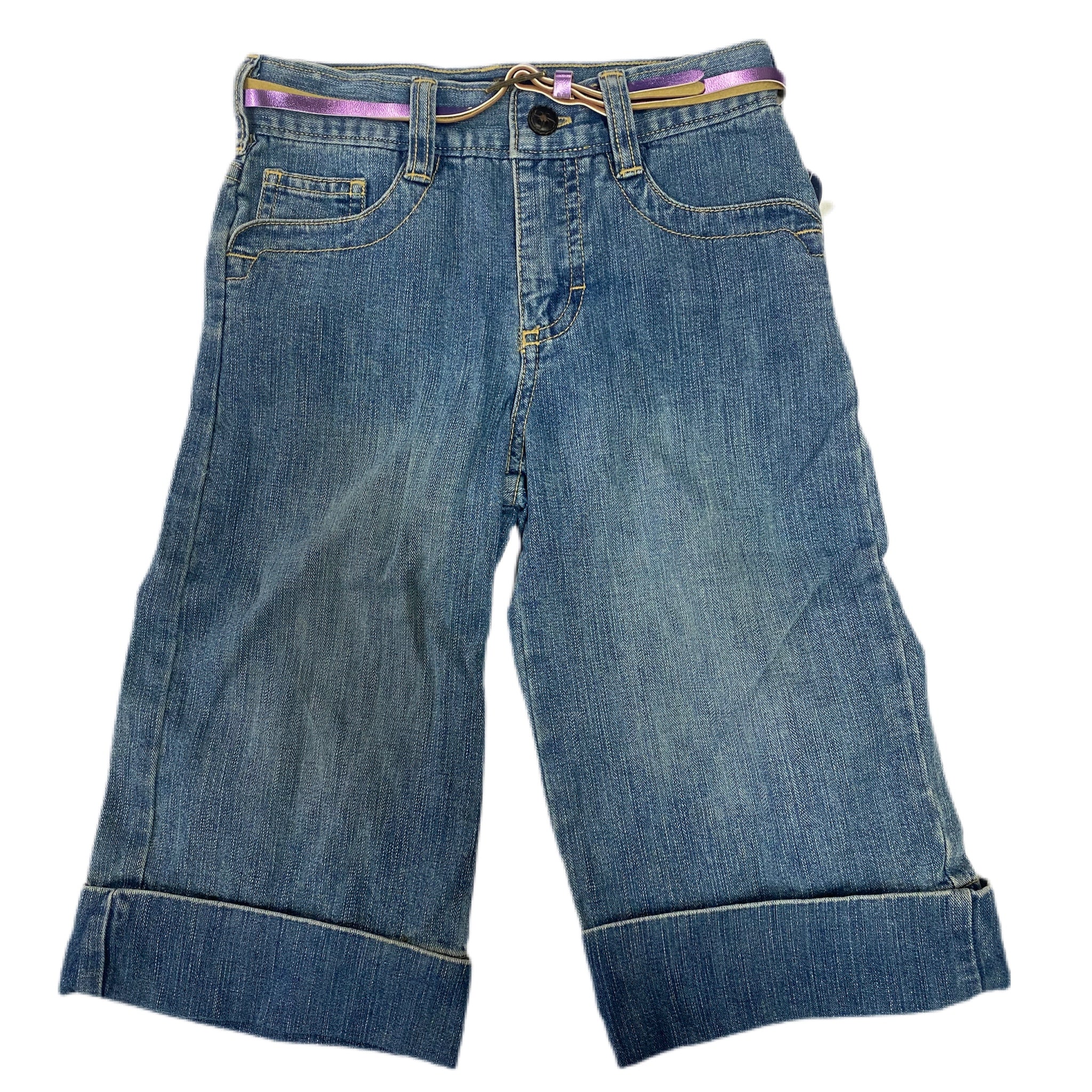 Vintage Osh Kosh B'gosh denim peddle pusher clam diggers capri jean pants NWT! | Finer Things Resale
