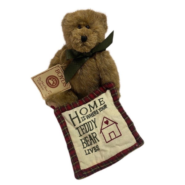 Boyds Bears The Head Bean Collection Thinkin' of Ya Series Teddy bear NWT! | Finer Things Resale