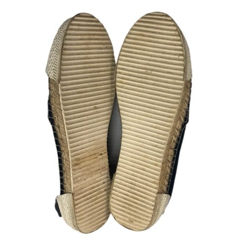 Nine West Oranges Leather Espadrille slip-on sneaker loafers SIZE 8.5M | Finer Things Resale