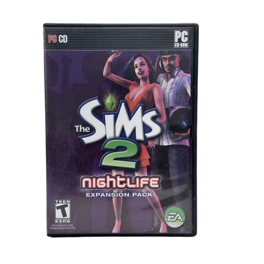 The Sims 2 Nightlife Expansion Pack PC game Rate T 2006