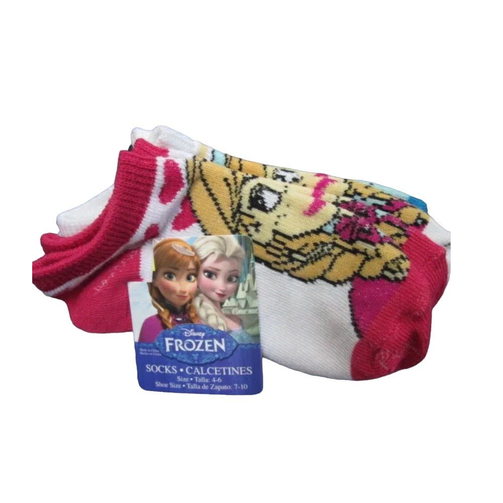 Disney Frozen 4pr crew socks SIZE 4-6 BRAND NEW | Finer Things Resale