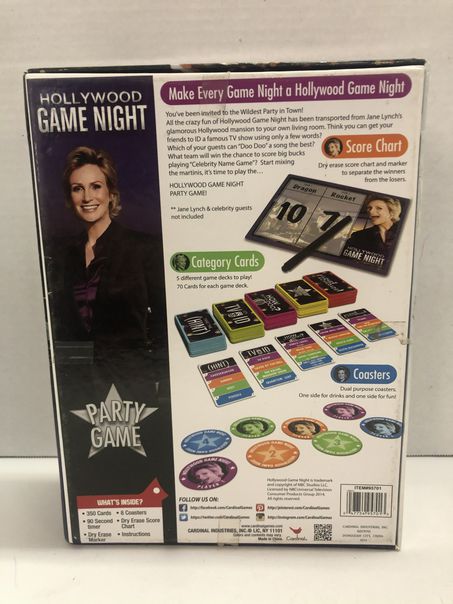 Cardinal Hollywood Game Night Party Game NBC BRAND NEW! | Finer Things Resale