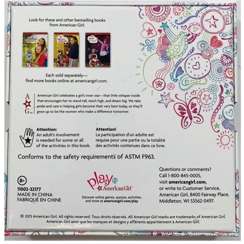 American Girl Truly Me Pick a Color Chose an Activity Spinner Card Activity Game | Finer Things Resale