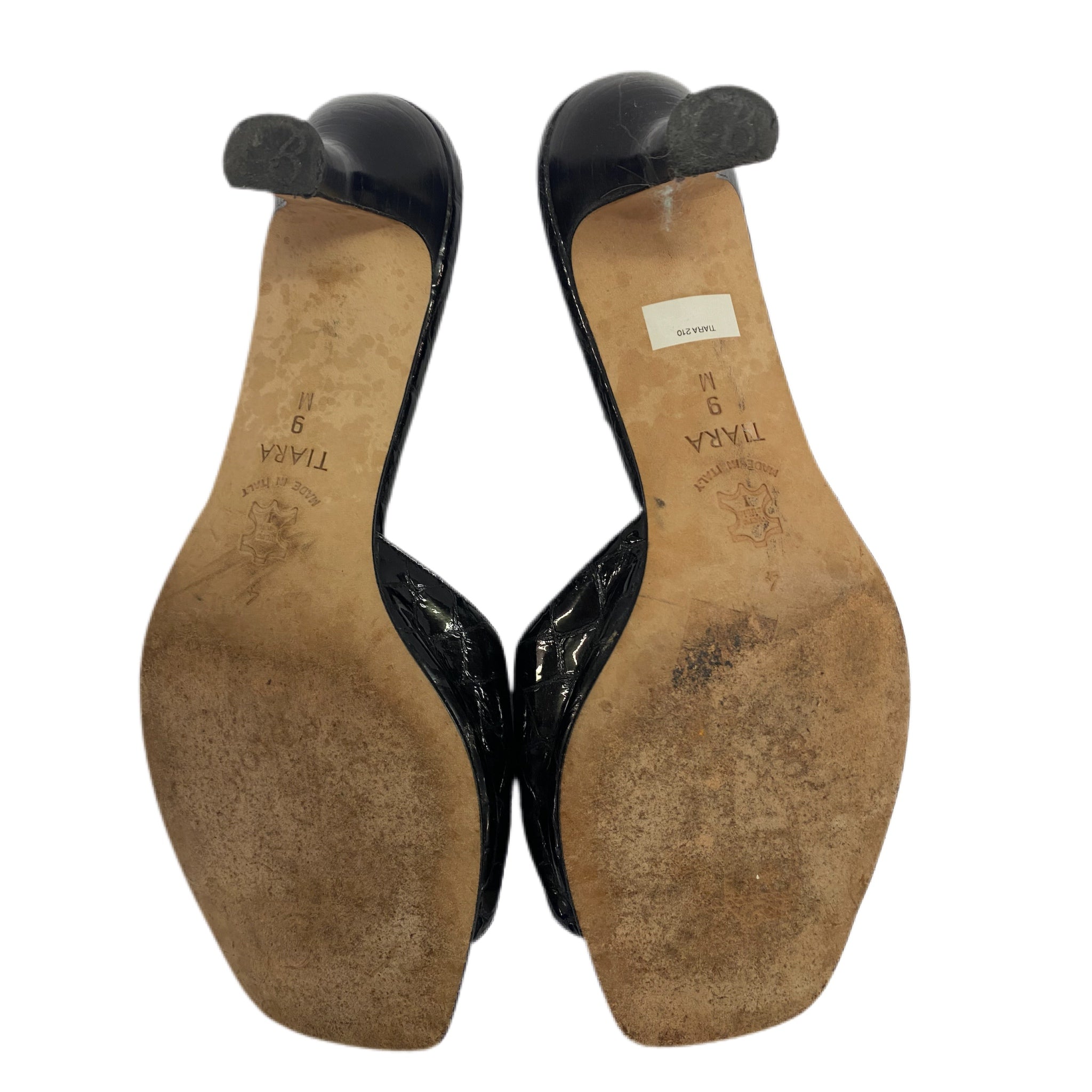 Brighton Tiera black jeweled slide sandals SIZE 9 | Finer Things Resale