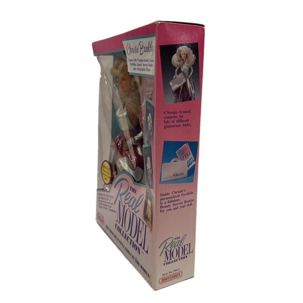 The Real Model Collection Christy Brinkley doll Matchbox NIB VINTAGE 1989 54611 | Finer Things Resale