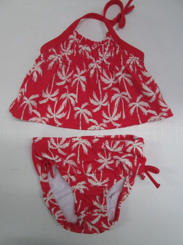Crazy 8 2pc print tankini bikini swim suit SIZE 3-6 MONTHS | Finer Things Resale