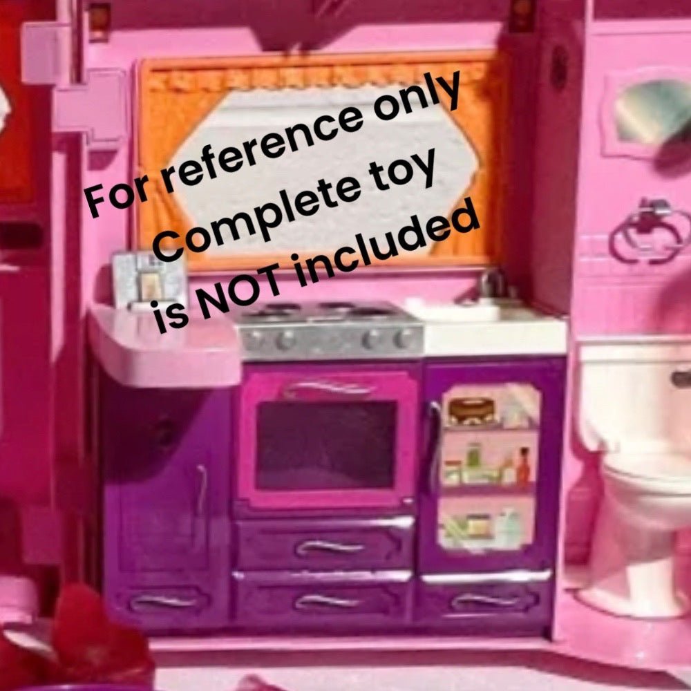 Barbie Mattel 2008 Dream Glamour Motor Home Camper REPLACEMENT refrigerator door | Finer Things Resale