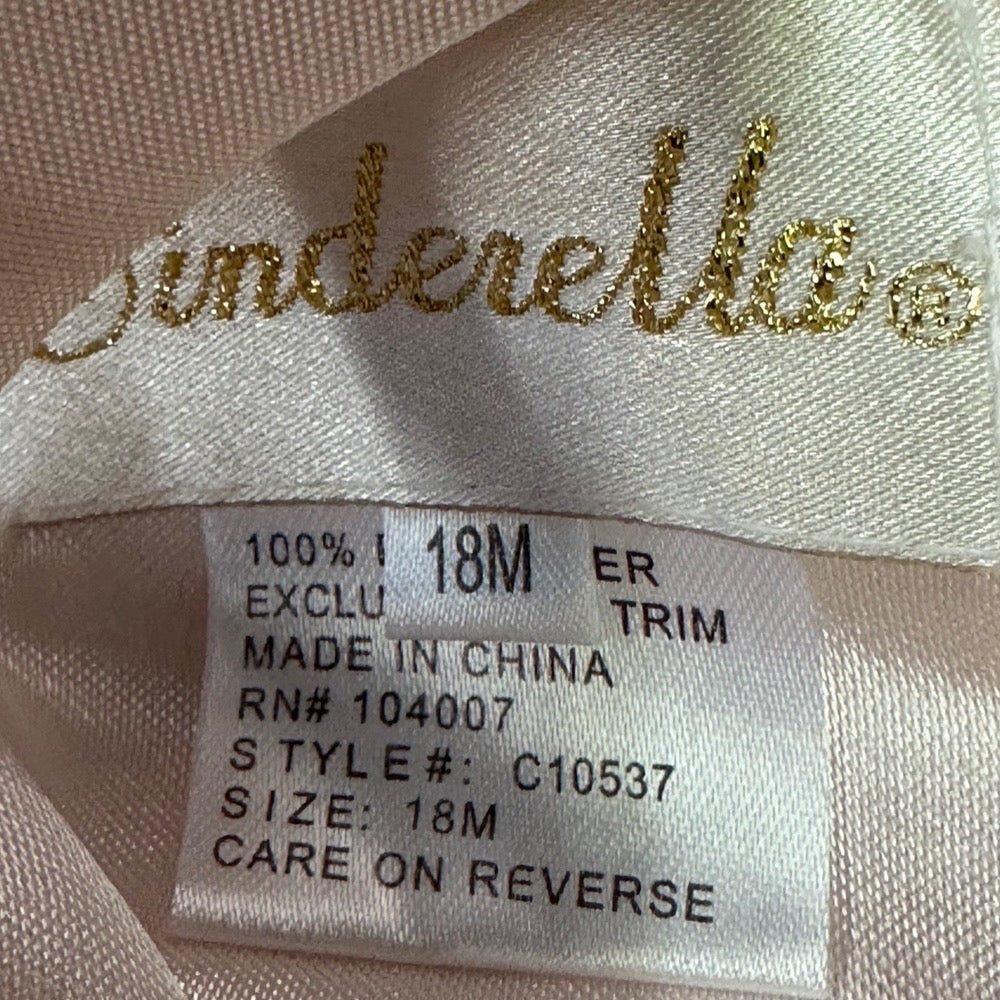 Cinderella sleeveless dress with matching bloomers SIZE 18 MONTHS | Finer Things Resale