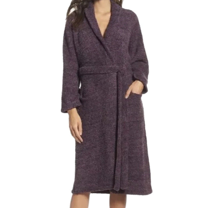 Barefoot Dreams Cozy Chic Robe Amethyst Purple Super Cozy Plush! SIZE LARGE | Finer Things Resale