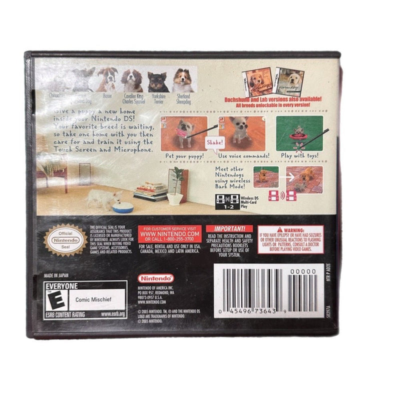 Nintendogs Chihuahua & Friends Nintendo DS video game 2005 | Finer Things Resale