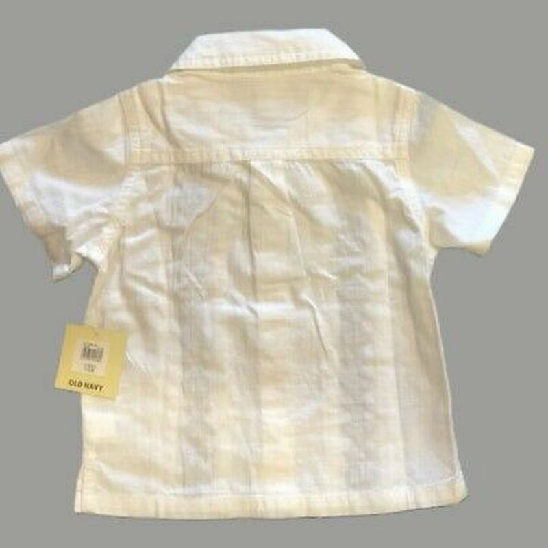 Old Navy short sleeve button front shirt SIZE 12-18 MTHS BRAND NEW! | Finer Things Resale