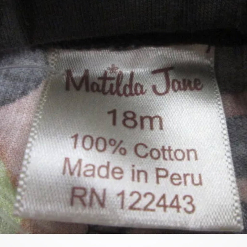 Matilda Jane print corduroy pants SIZE 18 MONTHS | Finer Things Resale