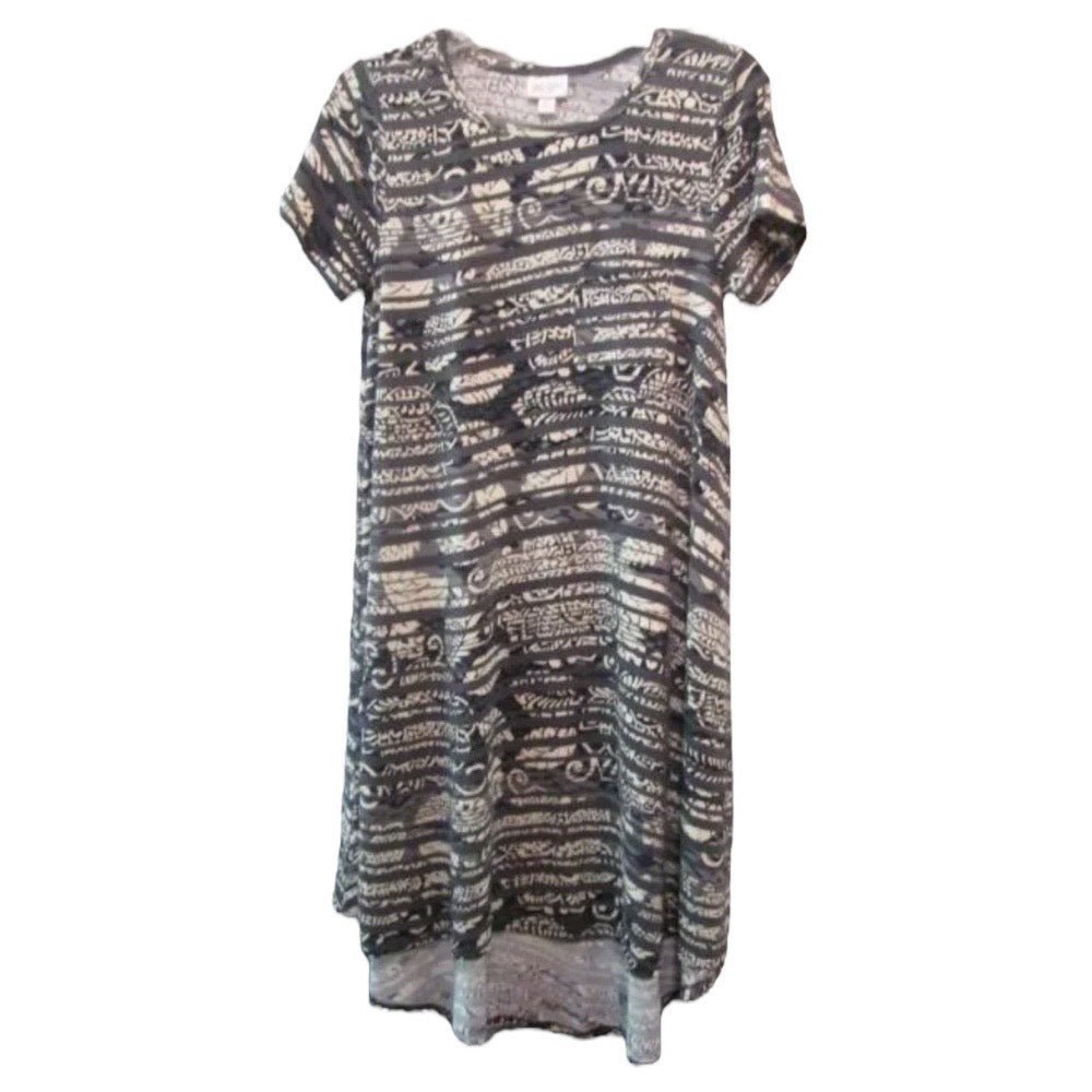 LuLaRoe Simply Comfortable short sleeve print dress SIZE XSMALL