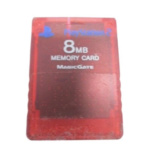 Sony Playstation PS2 8MB MagicGate Memory Card RED Finer Things