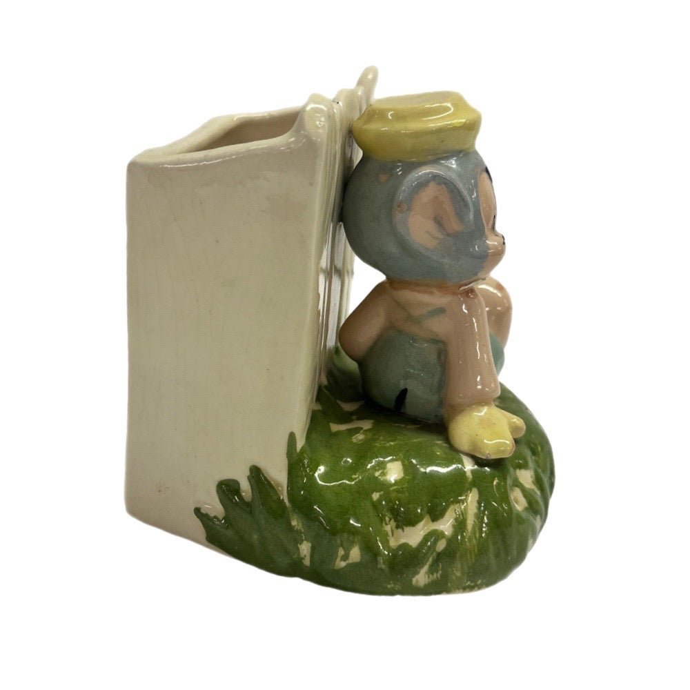 Evan Shaw Sniffles the Mouse ceramic planter 1940's American Pottery WB | Finer Things Resale