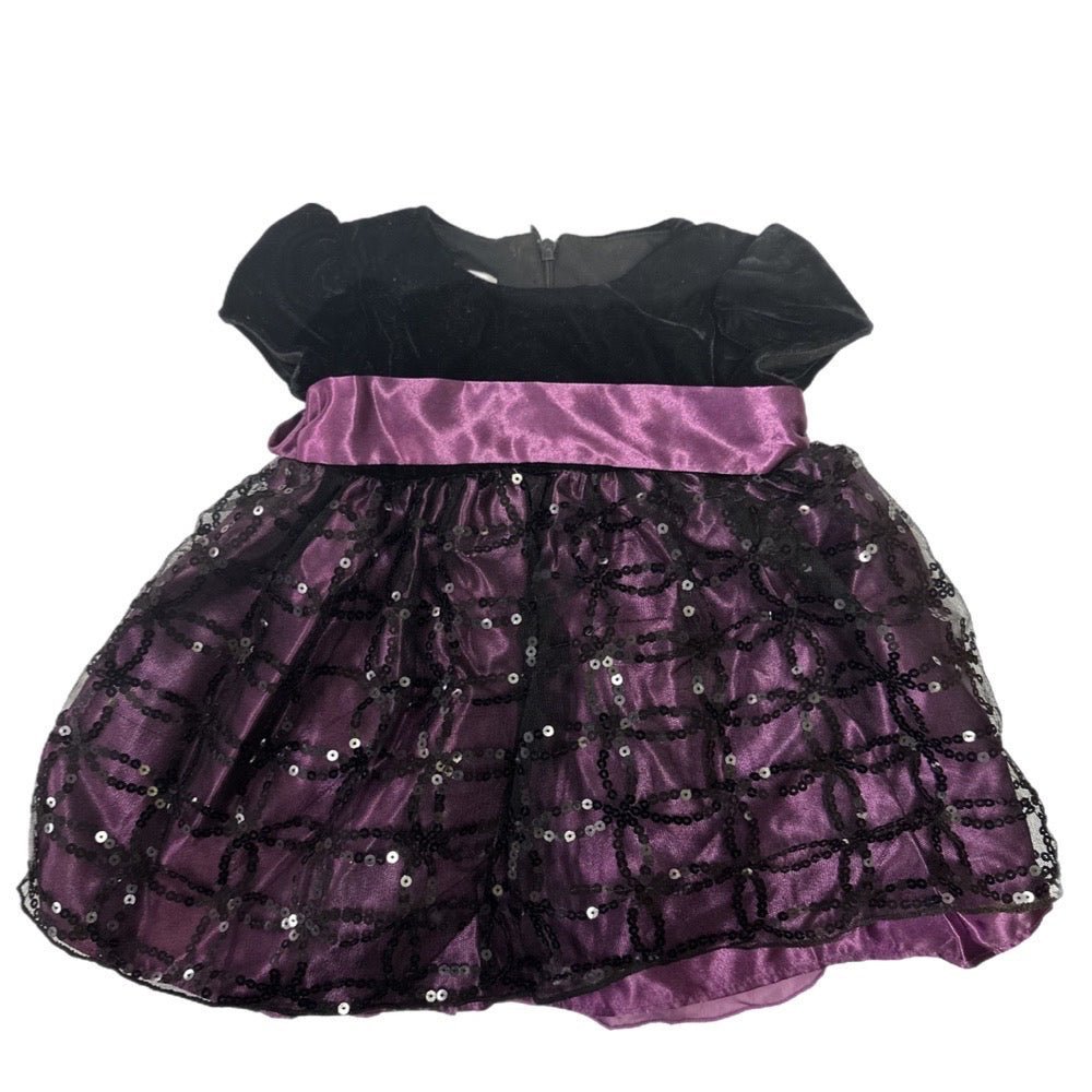 Cinderella velvet sequin short sleeve princess party dress | Finer Things Resale