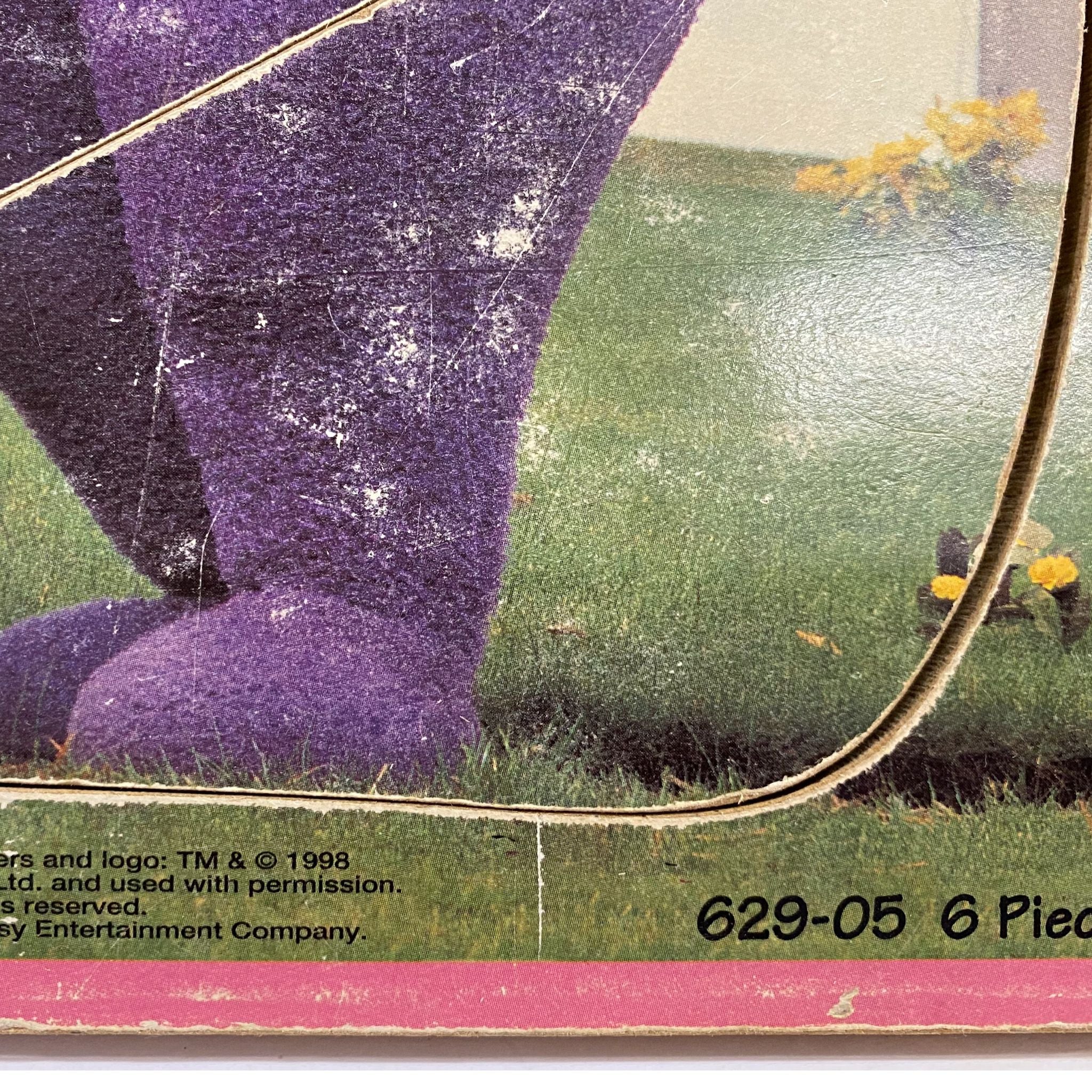 Vintage 1998 Playskool Teletubbies Po & Tinky Winky wooden puzzle #629-05 | Finer Things Resale