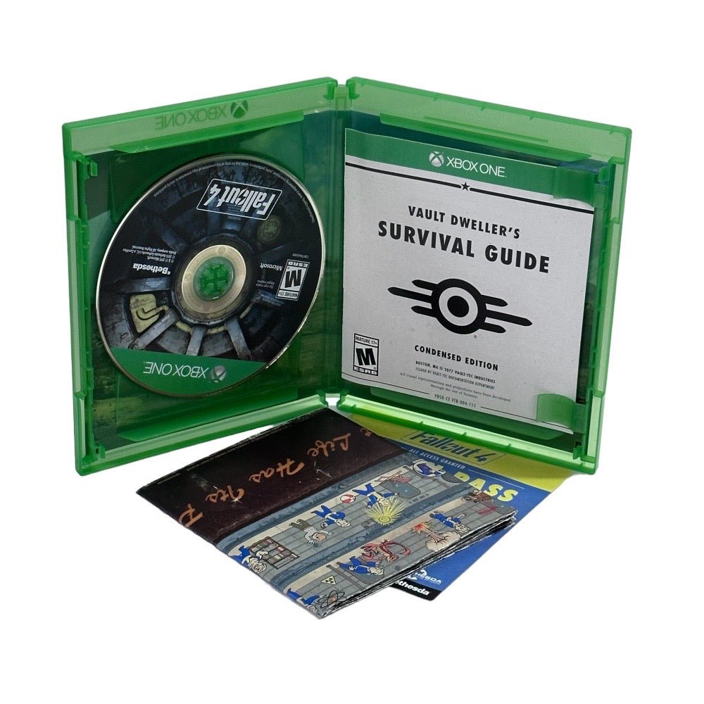 Fallout 4 XBOX One game 2014 M 17+ with map | Finer Things Resale