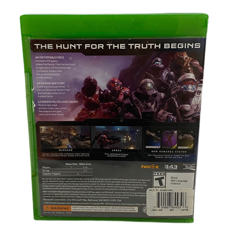 Xbox One  Halo 5: Guardians game Microsoft 2015 | Finer Things Resale