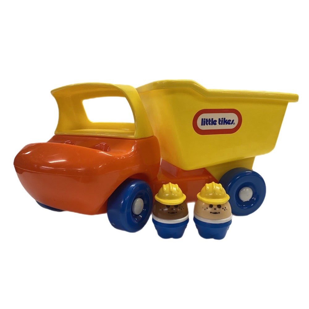 Little Tikes Toddle Tots Construction Dump Truck with 2 figures VINTAGE | Finer Things Resale