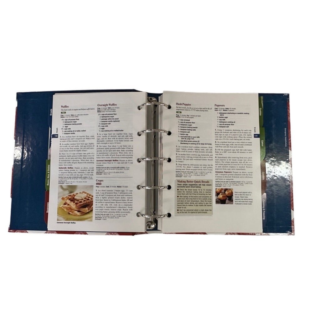 Better Homes & Gardens Cookbook 12 Edition Hardback 5 ring binder 2002 | Finer Things Resale