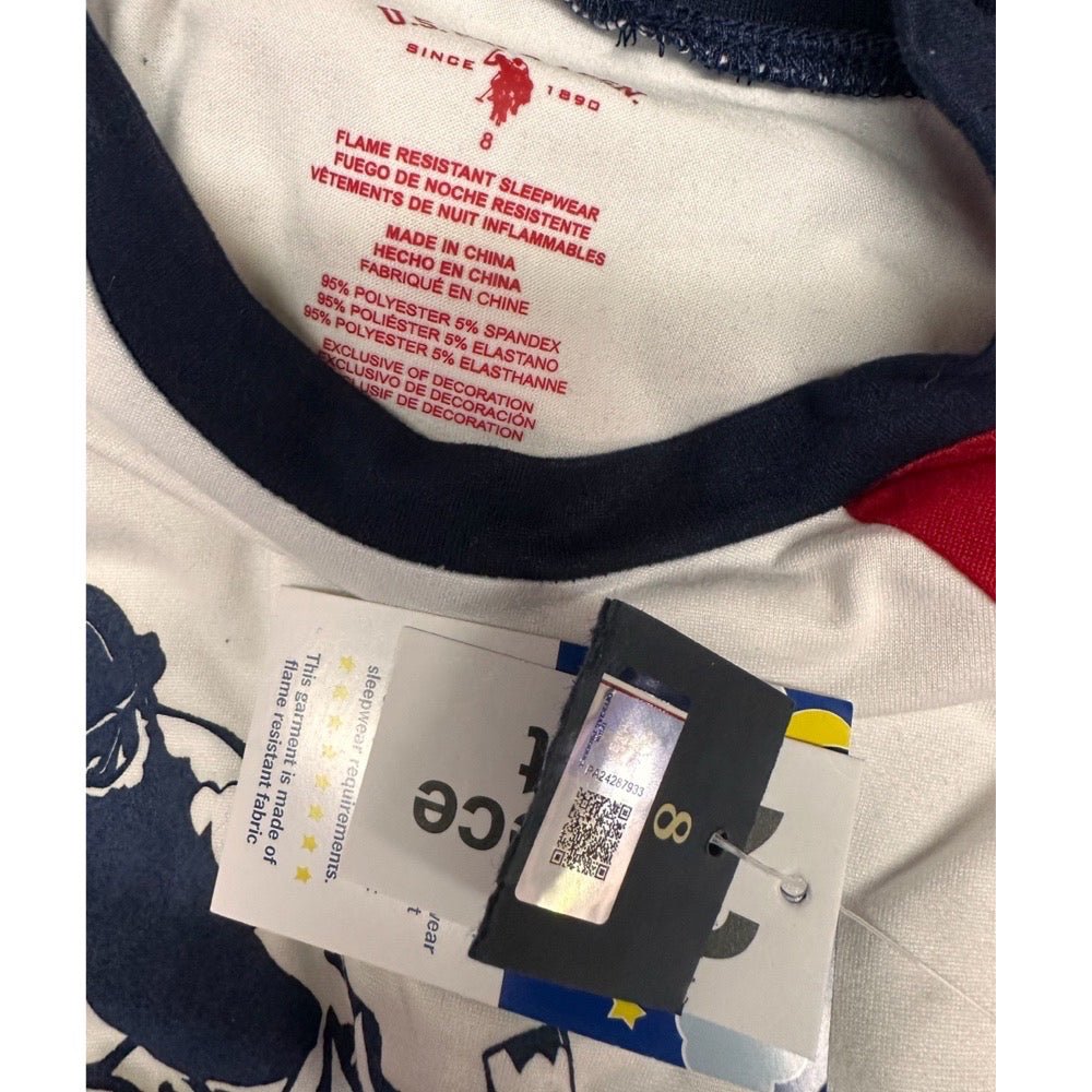 US Polo Association 2pc short sleeve pajamas SIZE 8 NWT! | Finer Things Resale