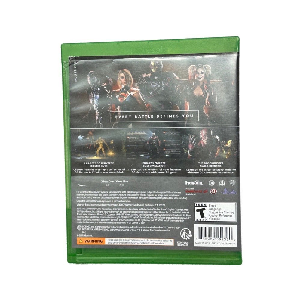 XBOX One Injustice 2 game Warner Brothers 2017 | Finer Things Resale