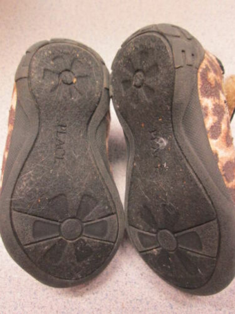 childrens place leopard mary janes infant size 3 finer things resale - 1