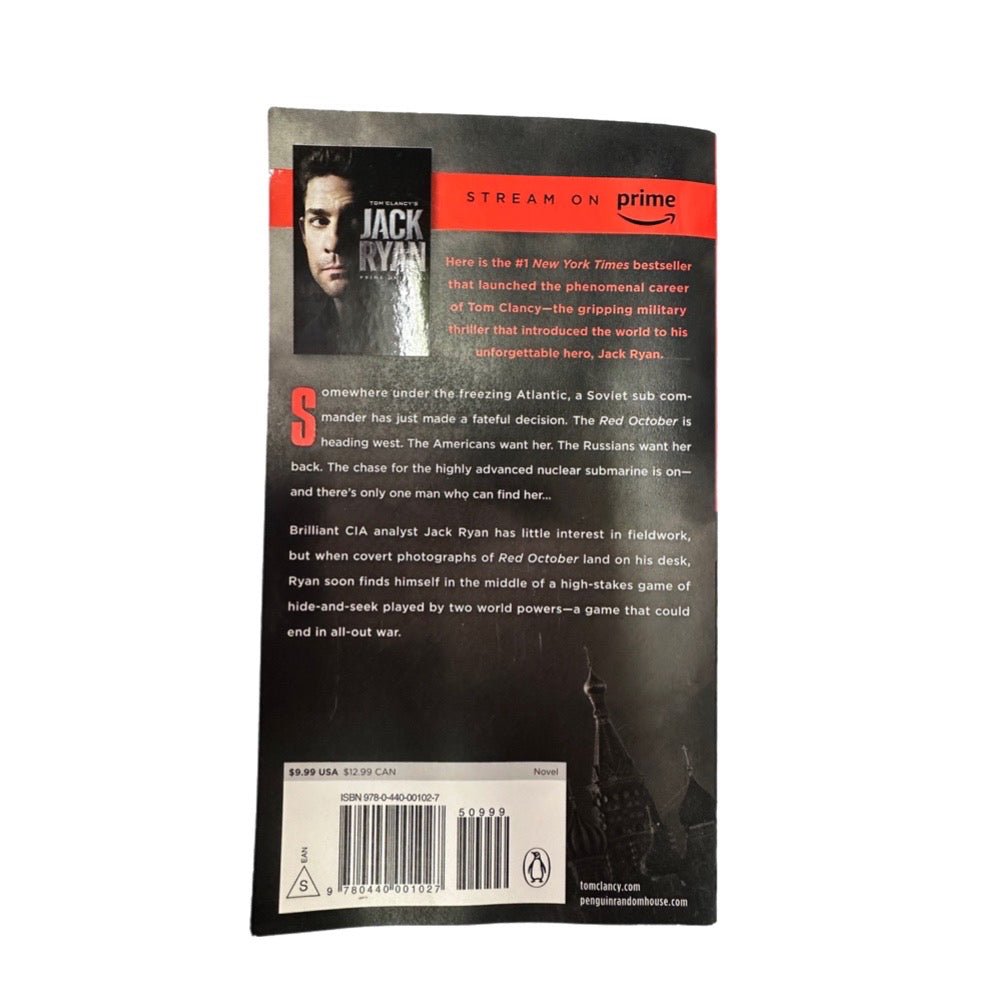 The Hunt for Red October Jack Ryan by Tom Clancy paperback | Finer Things Resale