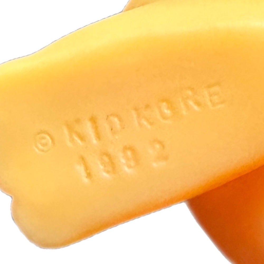 Kid Kore DinoPals Yellow Dinosaur with T-shirt action figure 3.5" VINTAGE 1992 | Finer Things Resale