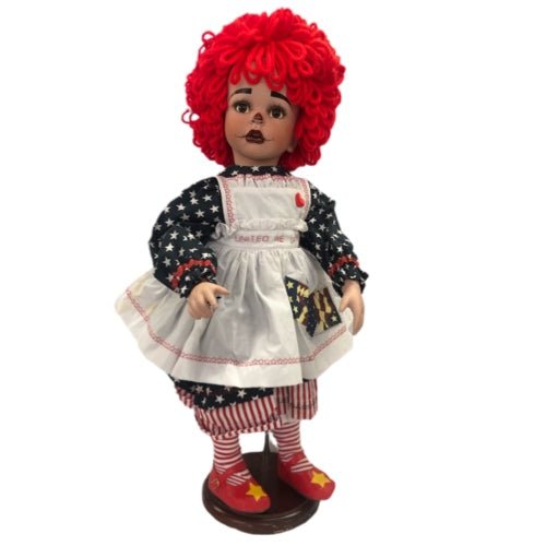 Paradise Galleries Kelly Rupert American Pride "United We Stand" Rag Time doll | Finer Things Resale