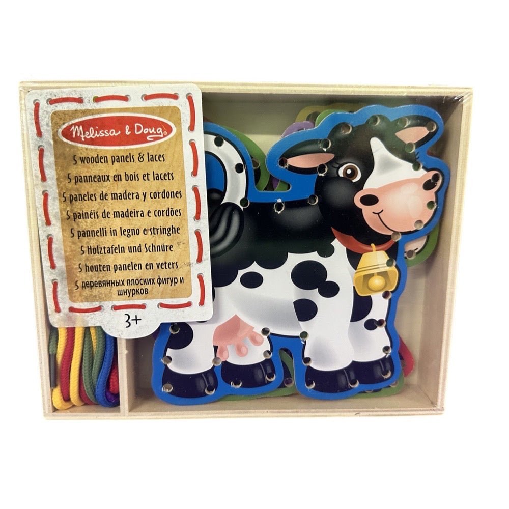 Melissa Doug Lace Trace Activity Farm