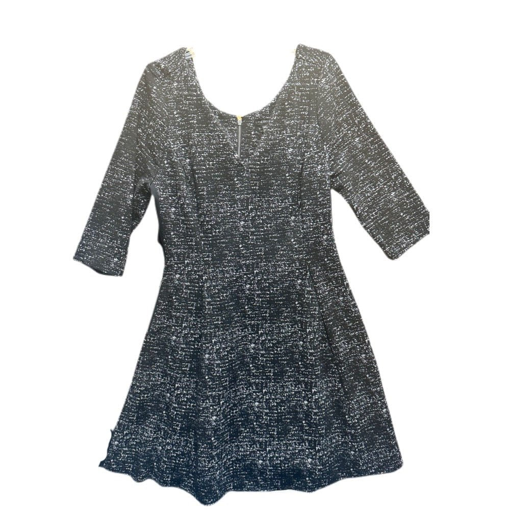 Lane Bryant Fit & Flare 3/4 sleeve print dress SIZE 14/16 NWT | Finer Things Resale